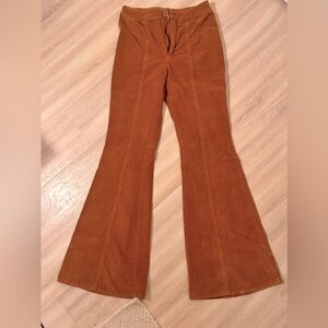 Free People Corduroy Front Seam Flares | Sz 4
